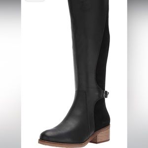 Black leather/suede Lucky Brand Black Timinii boots